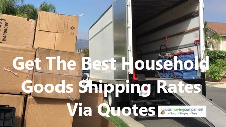 household goods shipping rates